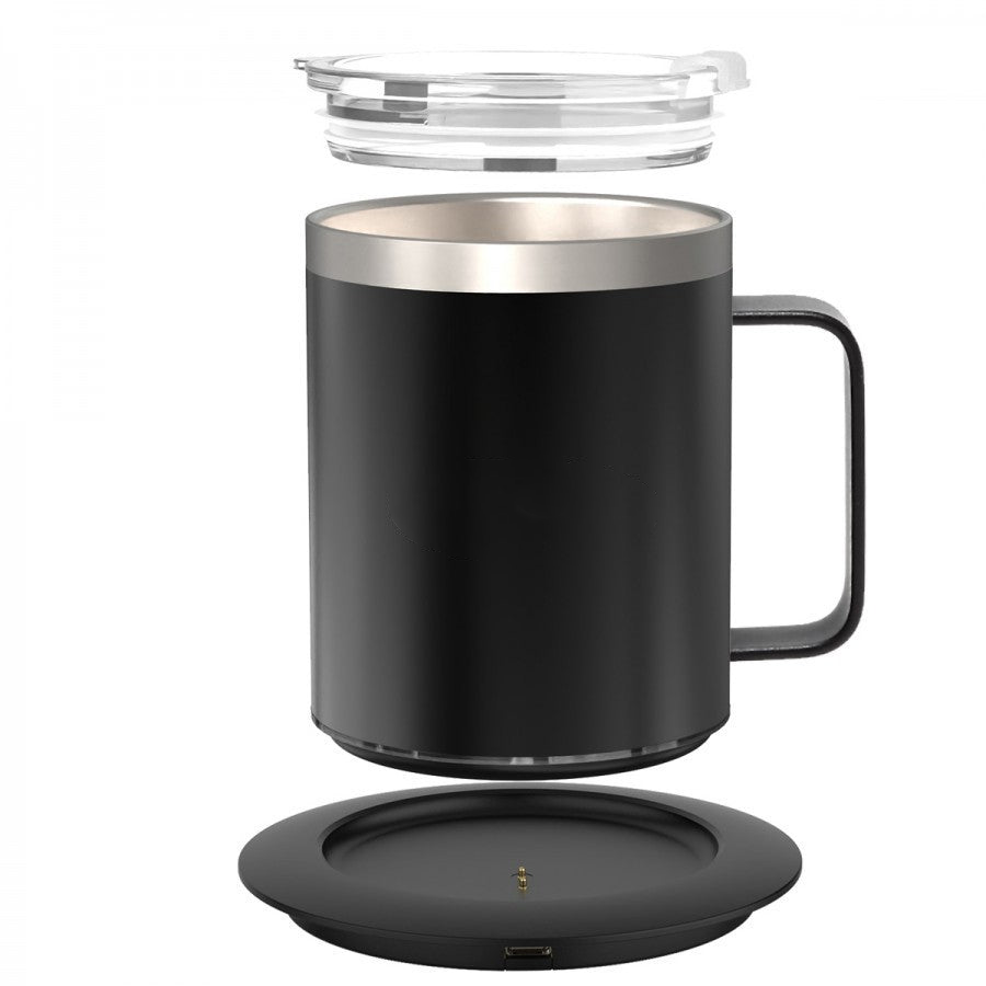 10oz stainless steel smart mug warmer with heating base