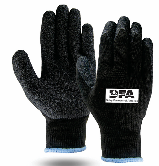 Palm-dipped gloves