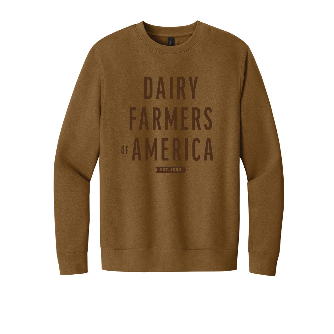 Dairy Farmers of America. Est. 1998"- Duck Brown