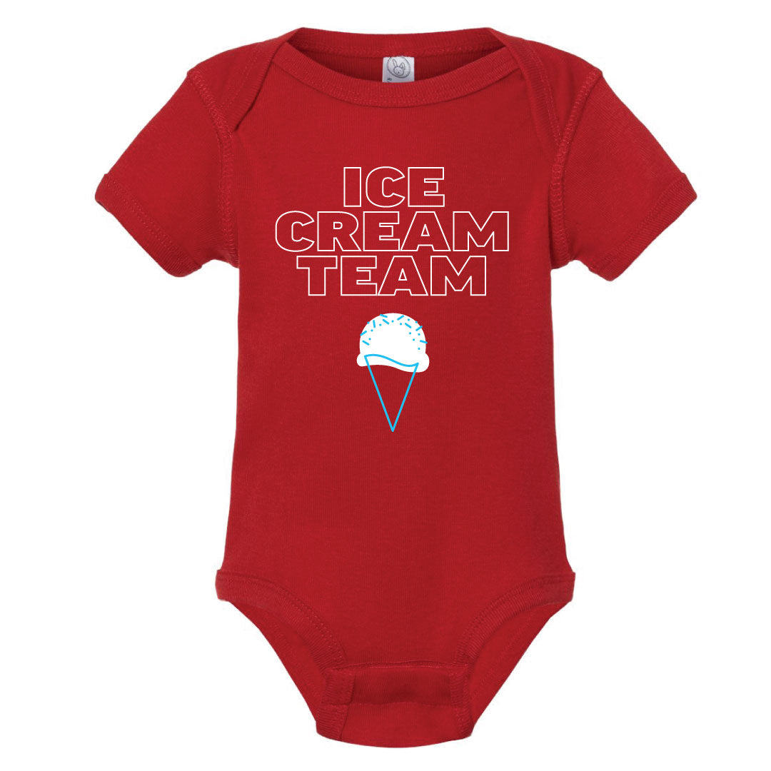 Infant Ice Cream Team Short-Sleeve Bodysuit