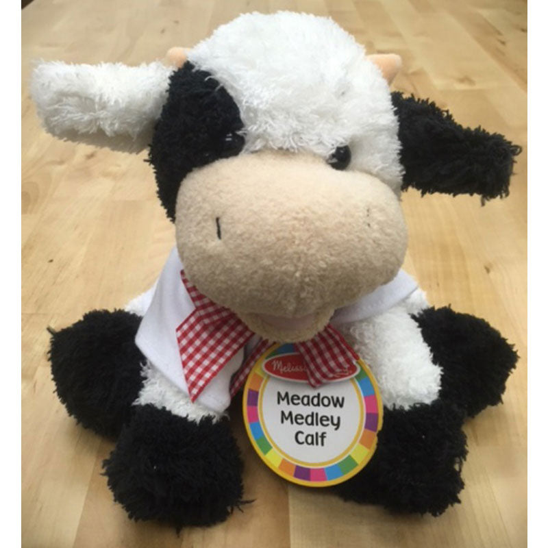 Plush — Holstein moo-ing calf