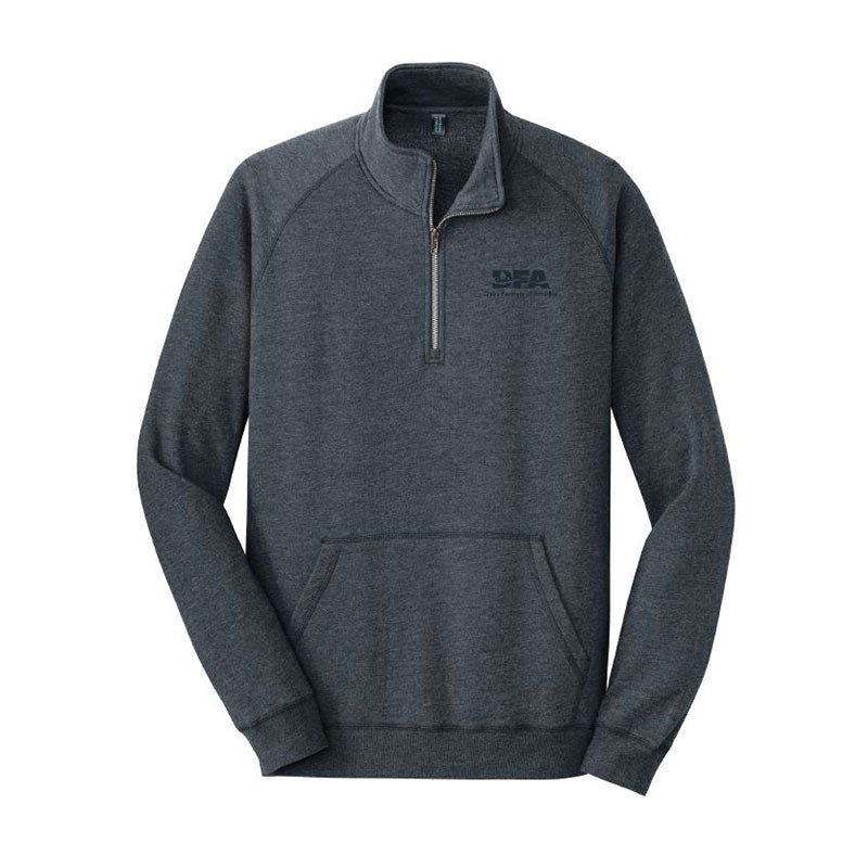 Lightweight fleece half zip pullover