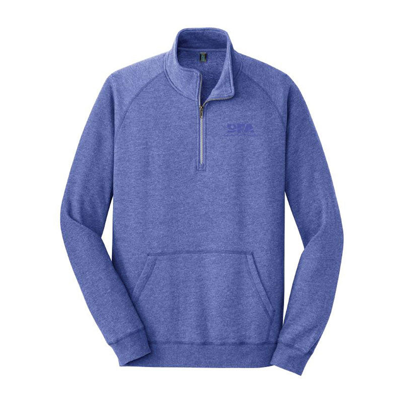 Lightweight fleece half zip pullover