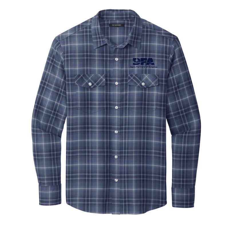 Men's plaid button down