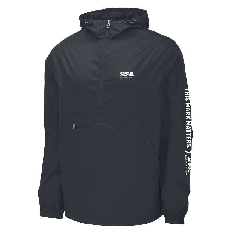 "This mark matters" Sport-Tek ® packable anorak or windbreaker