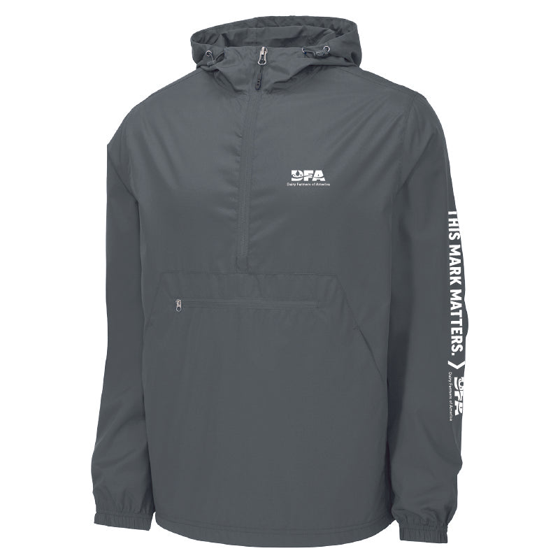 "This mark matters" Sport-Tek ® packable anorak or windbreaker