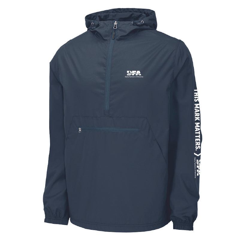 "This mark matters" Sport-Tek ® packable anorak or windbreaker
