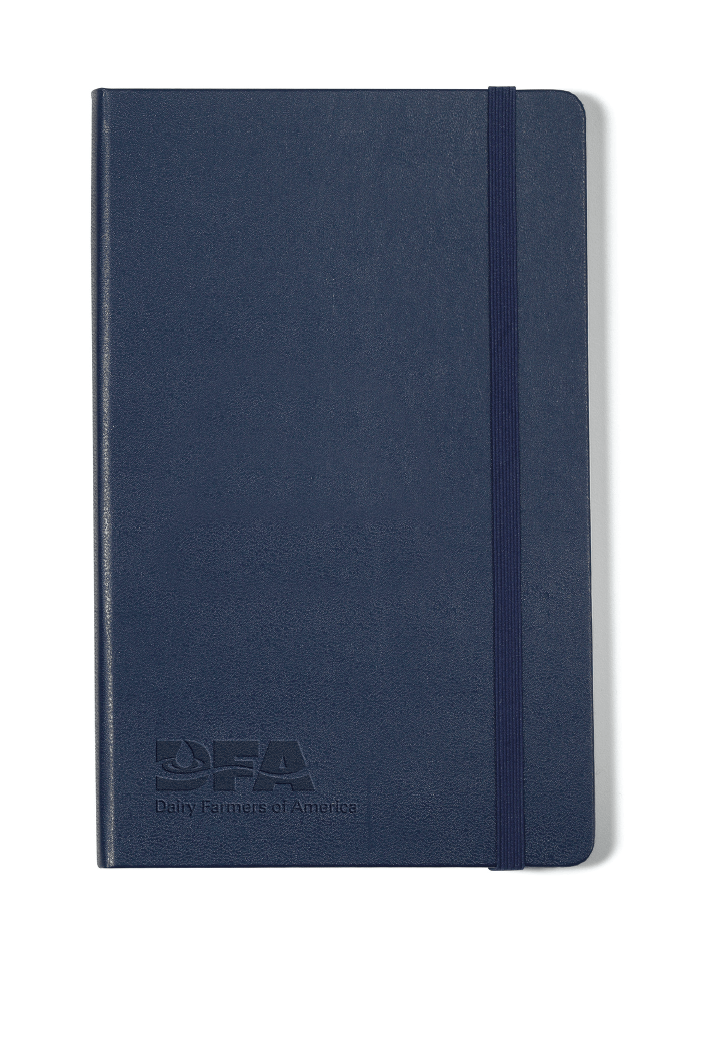 Moleskin leather journal with gift box