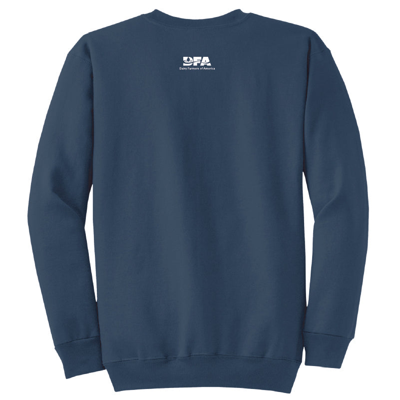 "Proud dairy farmer" crewneck sweatshirt