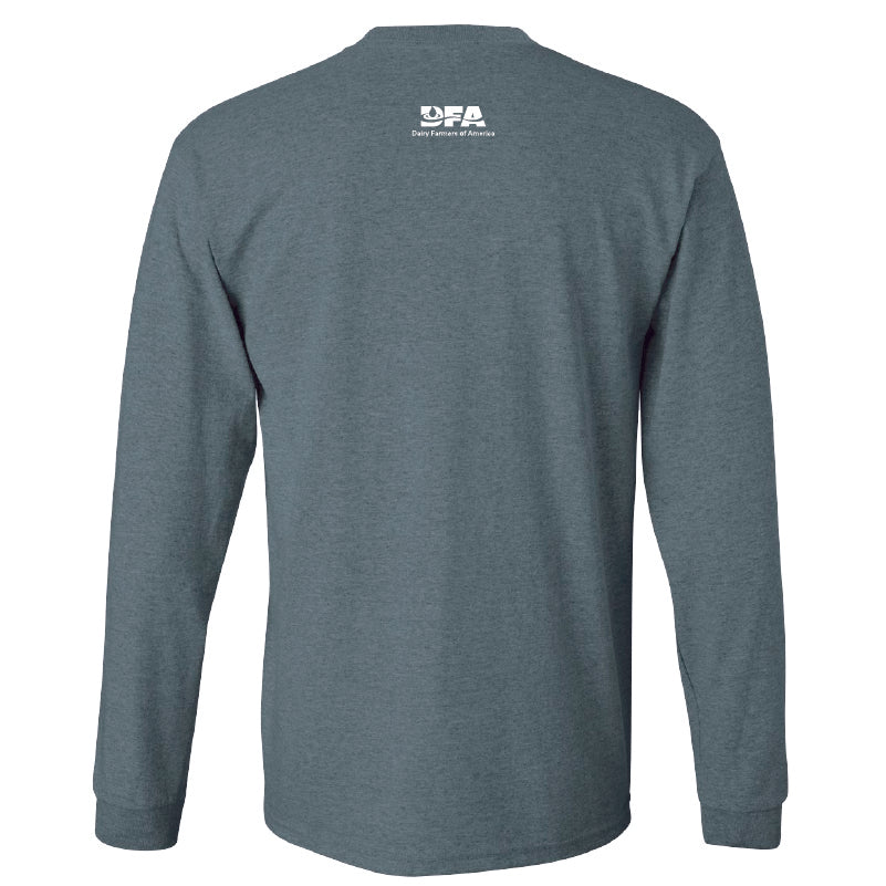 "Proud dairy farmer" long-sleeve t-shirt