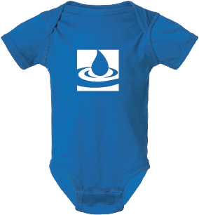 Milk drop infant onesie