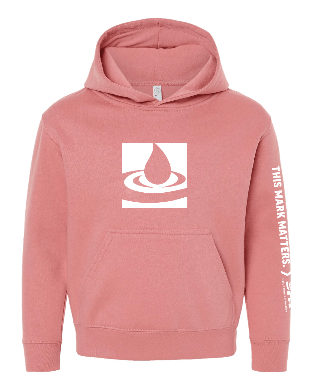 Milk drop youth sweatshirt hoodie