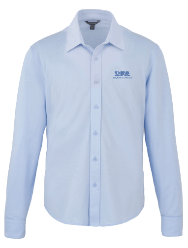 DFA Men’s Lightweight Long Sleeve Button-Up Shirt