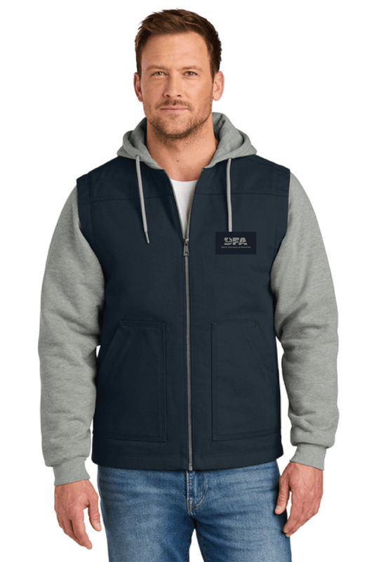 Cornerstone Duck Fleece Full Zip Hooded Jacket