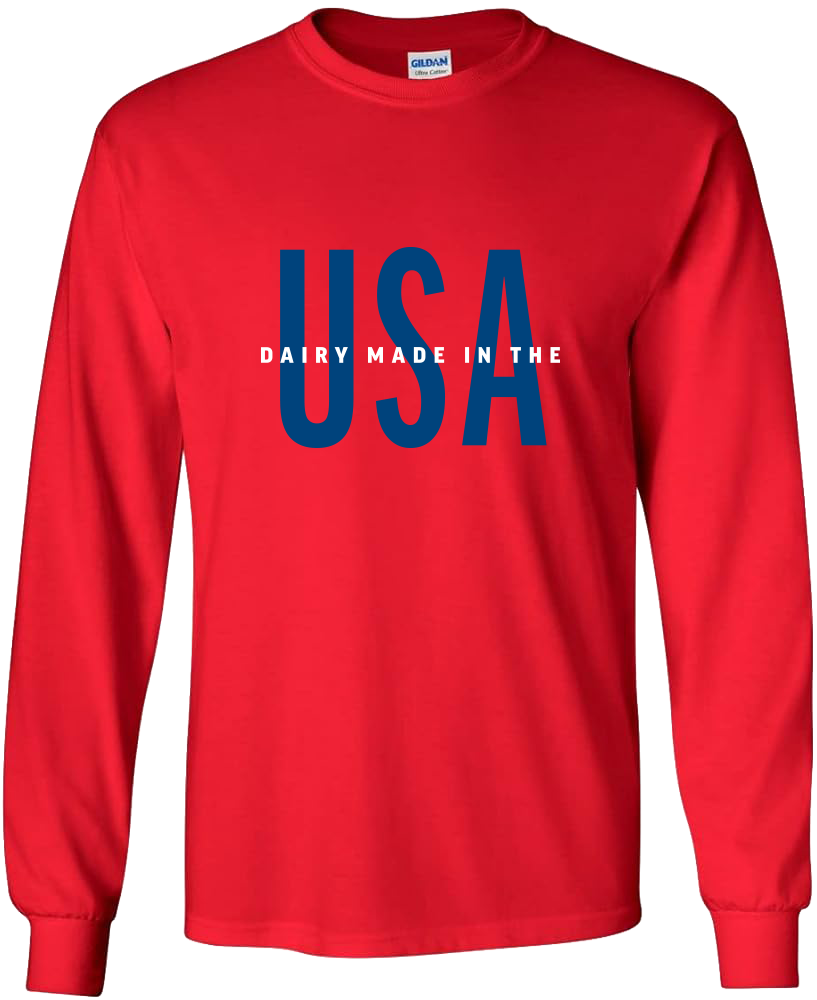 Dairy Made In The USA Long-Sleeve T-Shirt