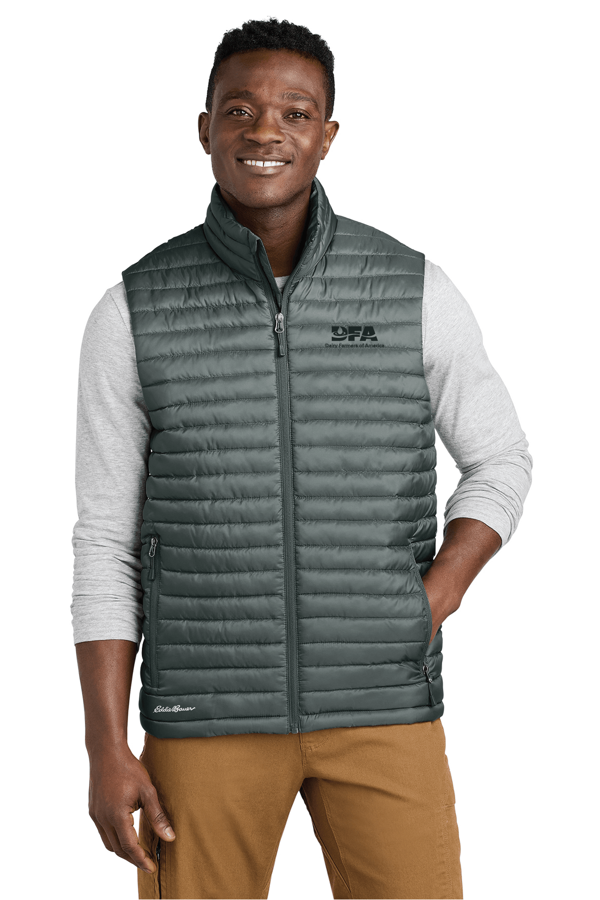 DFA Men's Eddie Bauer Quilted Vest