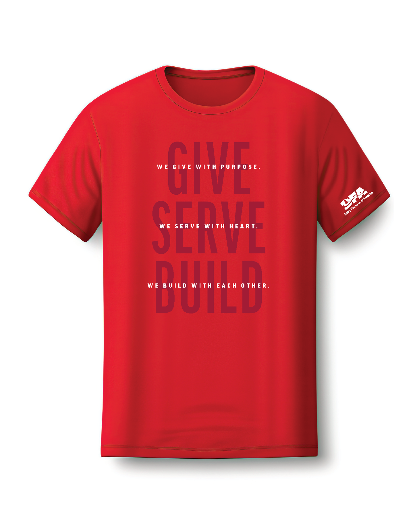 Give Serve Build Volunteer T-shirt