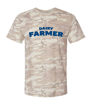 Dairy Farmer Camo Short-Sleeve T-Shirt