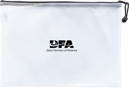 DFA vinyl document pouch