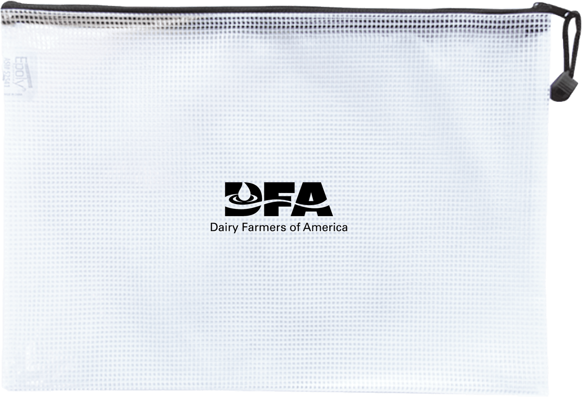 DFA vinyl document pouch