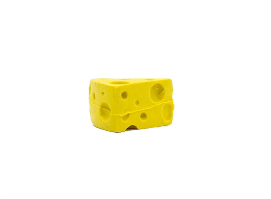 Pencil top erasers: Cheese wedge