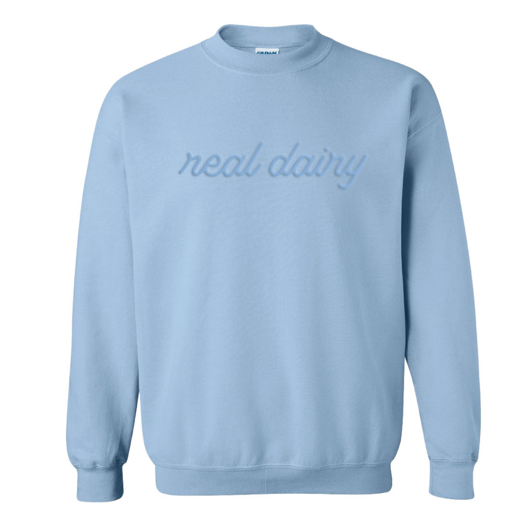 Real Dairy embossed sweatshirt