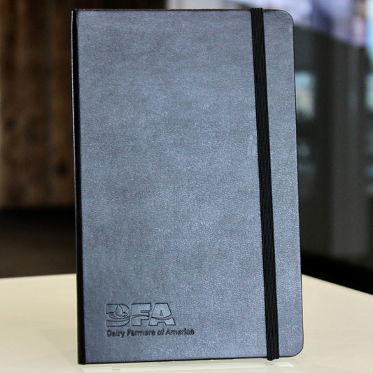 Moleskin leather journal with gift box
