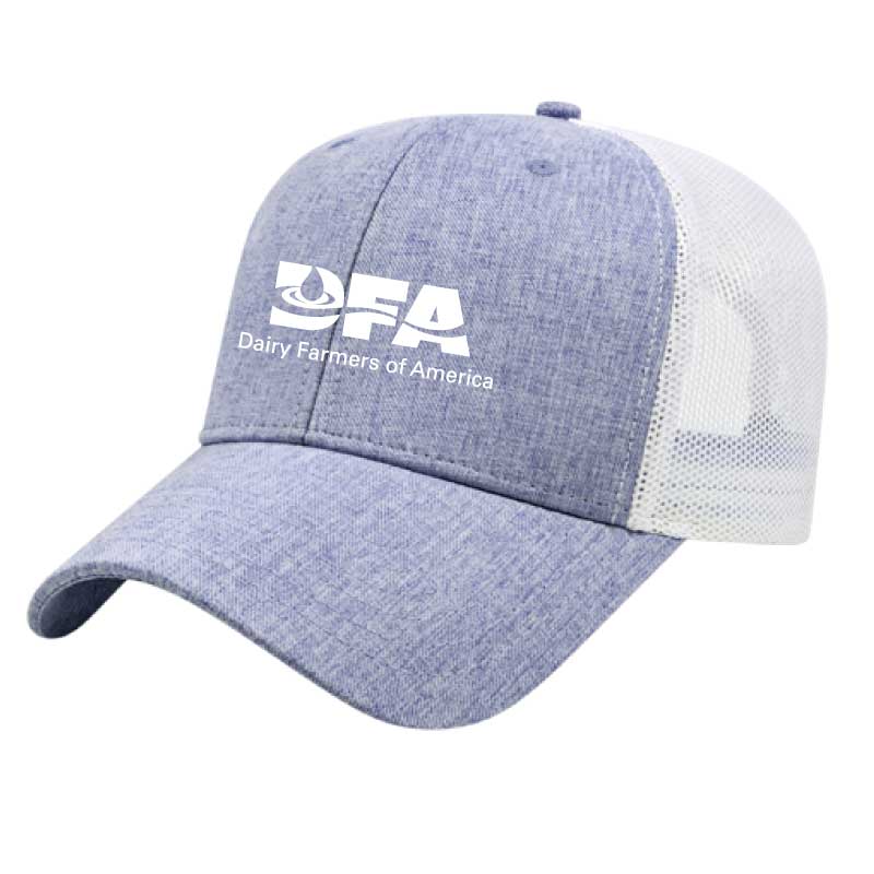 Heathered Mesh Back Trucker Hat