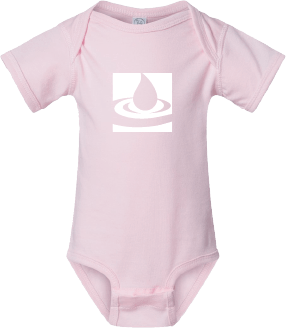 Milk drop infant onesie