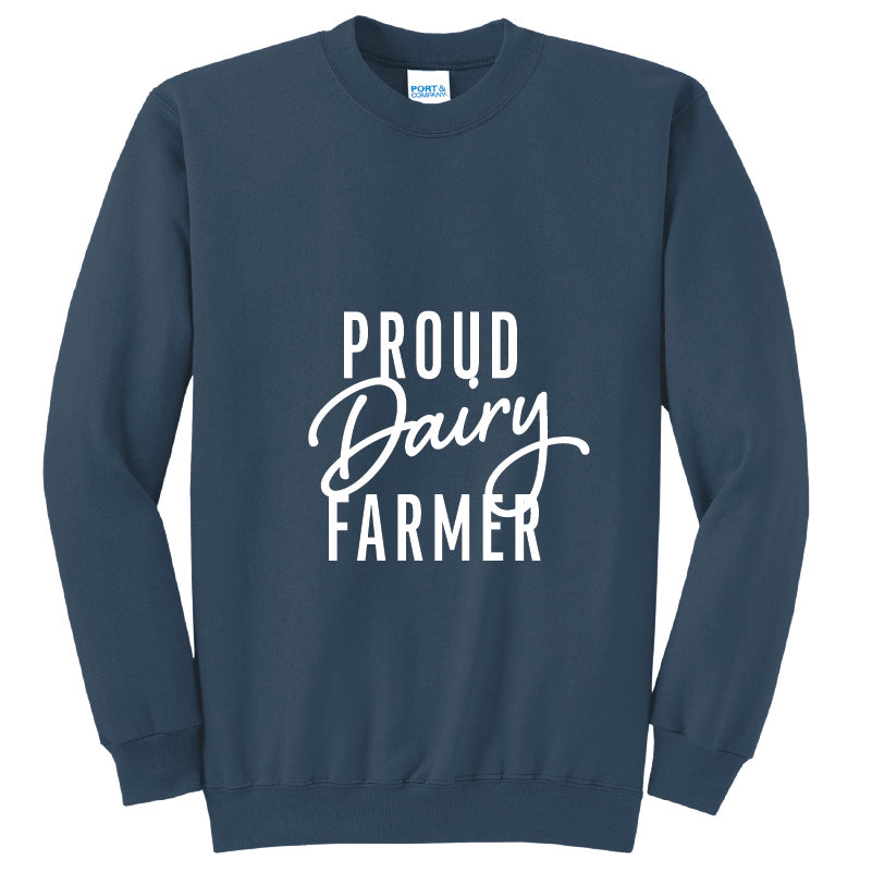 Proud Dairy Farmer Crewneck