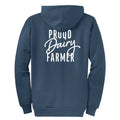 Proud Dairy Farmer Zip-Up Hoodie