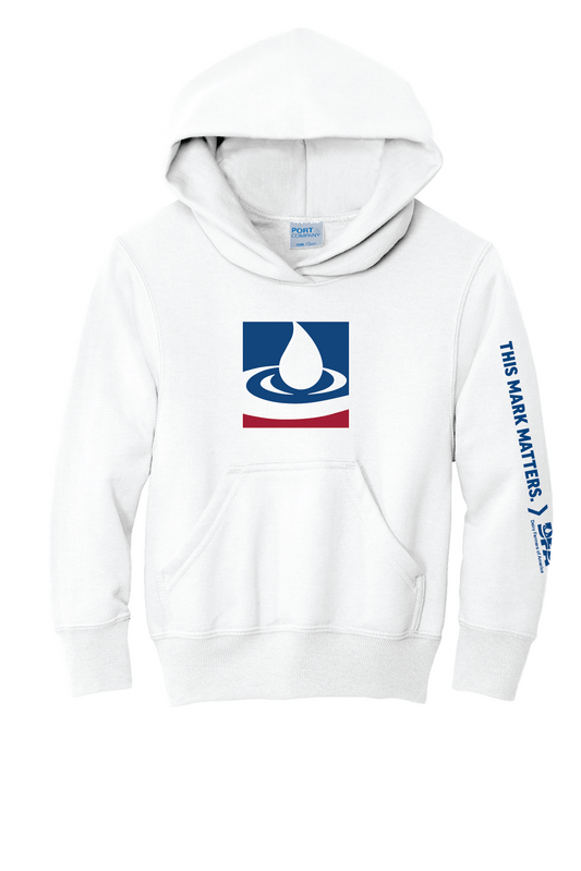 Milk drop youth sweatshirt hoodie