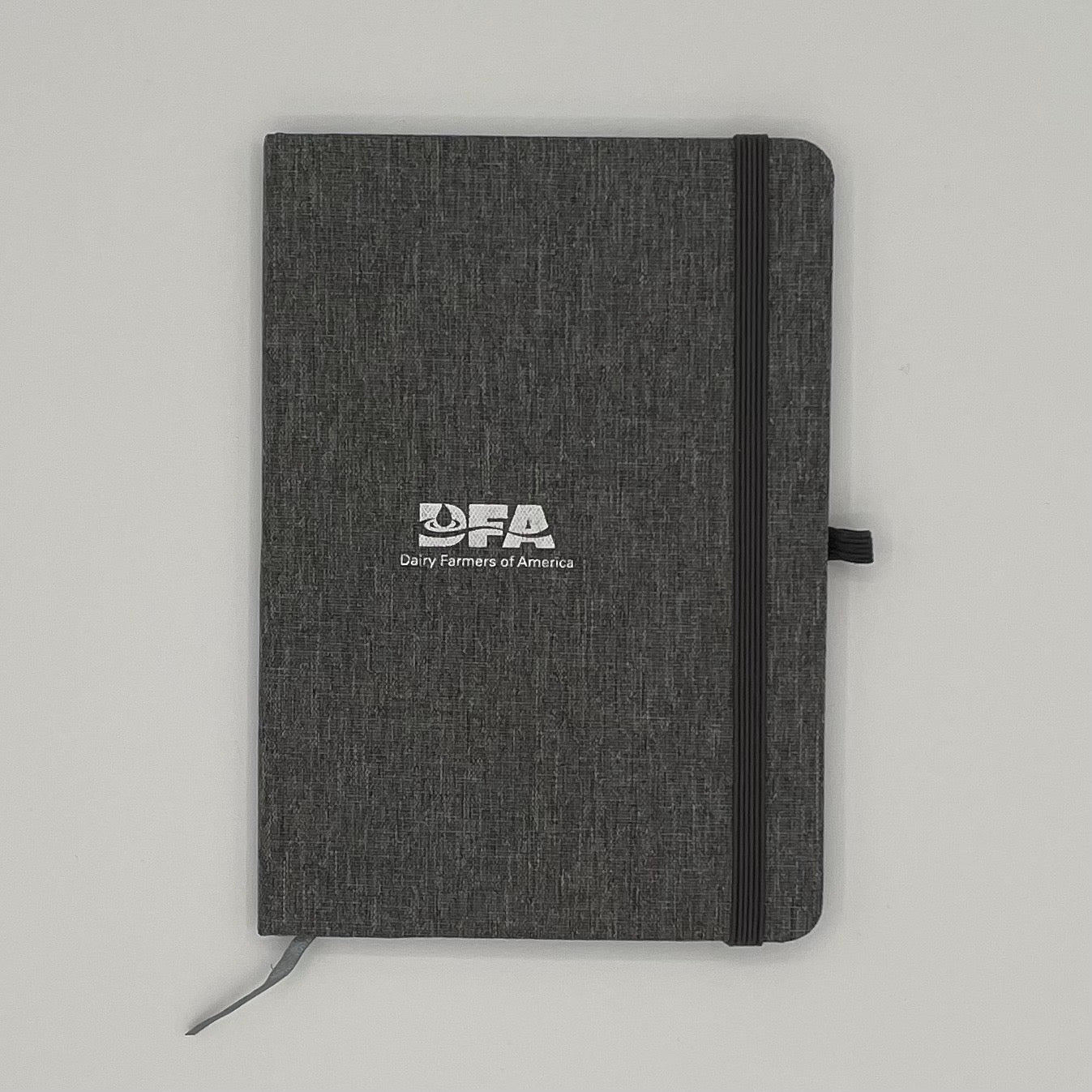 Fabric lined notebook