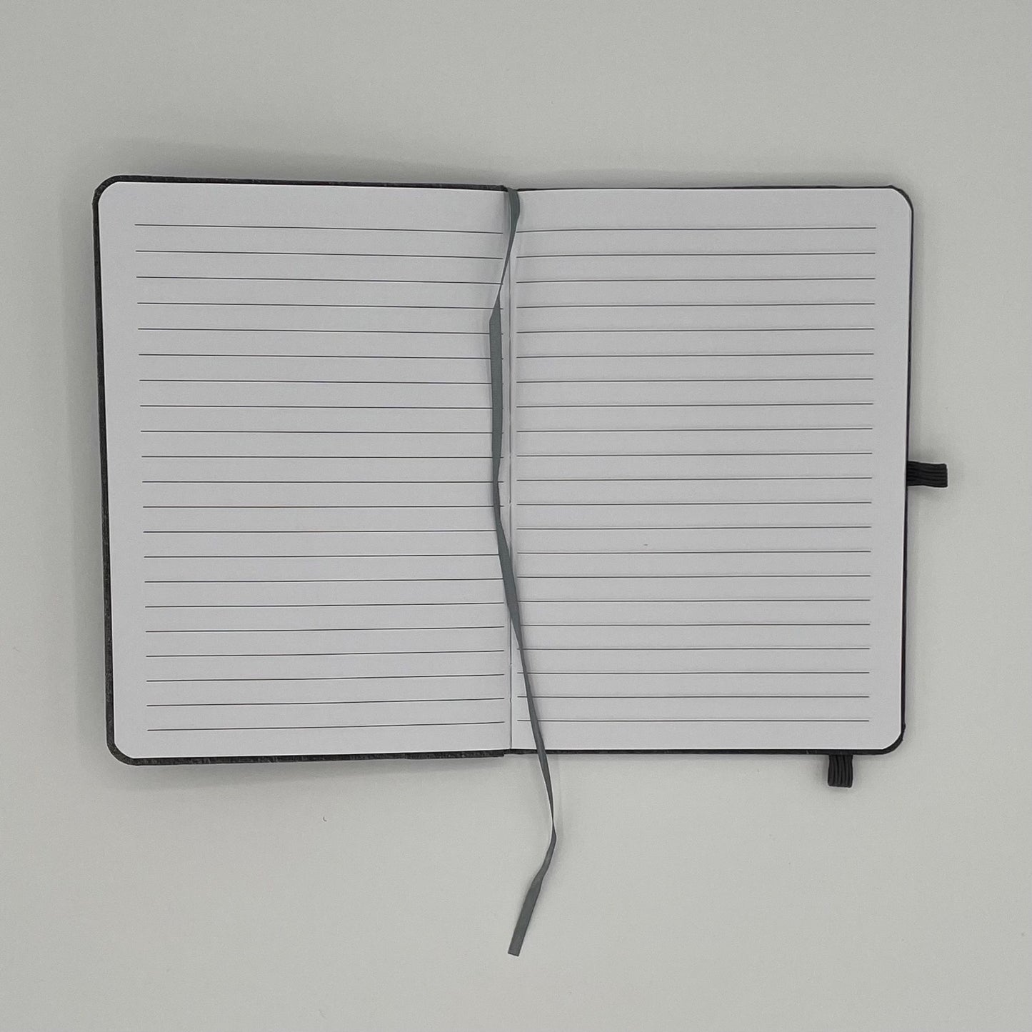 Fabric lined notebook